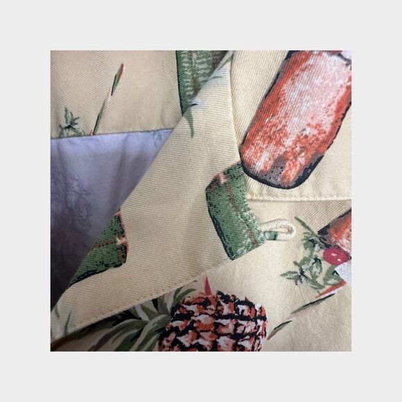 Pussers West Indies Hawaiian Men's Button Up Camp Shirt Tropical Size XL Silk - Picture 8 of 8